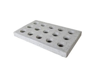 grelha de concreto