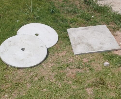 Tampas de concreto armado para fossa